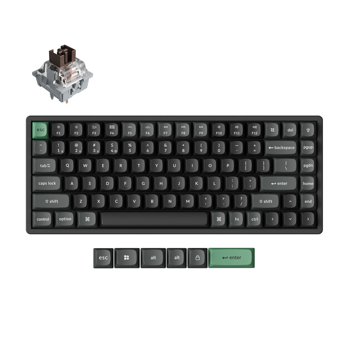 Keychron K2 Ultra 8K Wireless Custom Mechanical Keyboard